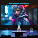 Ljojo™ 4K 720P Projector 8000 Lumens WiFi BT5.4 Android 14 - Home Theater Video