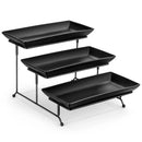 Ljojo 3-Tier Porcelain Serving Platter with Sturdier Stand