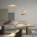Lotus Leaf Modern Chandelier Living Room LED Ceiling Pendant Lamp Art Deco White - Ljojo