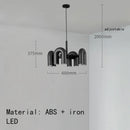 Ljojo Nordic Minimalist U-shaped Iron Chandelier Art Pendant Lamp LED Lighting
