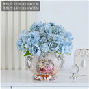 Ljojo™ Ceramic Vase & Flower Arrangement Set - Home Decor Crafts