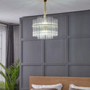 Nordic Minimalist LED Chandelier Round Pendant Crystal Hanging Light Ljojo