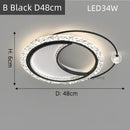 Ljojo LED Round Gold Ceiling Light - Modern Luxe Nordic Style