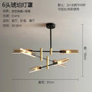 Modern Minimalist Art LED Pendant Light Guns Line Glass Chandeliers by Ljojo