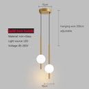 Ljojo Long Line Black/Gold Pendant Light for Bedroom and Living Room Wall Decor