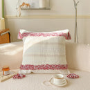 Ljojo Light Luxury Woven Cloth Tassel Throw Pillow - Heavy Craftsmanship