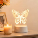 3D Butterfly LED Night Light USB Decorative Romantic Bedroom Decor Ljojo