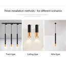 Modern Minimalist LED Chandelier Long Tube Hanging Light for Dining Room by Ljojo