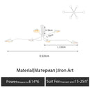 Ljojo Art Deco Nordic Ceiling Lights Modern Industrial Home Lighting Fixtures