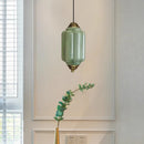 French Retro Pendant Glass Chandelier LED Artistic Lighting Fixture for Bedroom by Ljojo