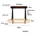 Dimmable Led Marble Design Leather Chandelier - Modern Hanging Lamps by Ljojo