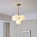 Nordic Luxury Glass Chandelier LED Pendant Lights by Ljojo for Living Room Bedroom