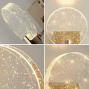 Crystal Bubble Wall Lamp for Bedroom, Minimalist Living Room Lighting by Ljojo.