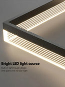 Nordic Square Pendant Lights Dimmable for Living Room - Ljojo