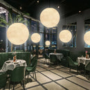 Nordic Moon Led Pendant Lights Chandeliers for Living Room & Bedroom by Ljojo