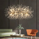 Modern LED Dandelion Gold Round Pendant Lamp for Dinning Living Room by Ljojo