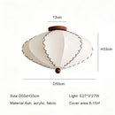 Nordic Wabi-Sabi Style Lace Ceiling Lamp Retro Lantern Study Lighting by Ljojo