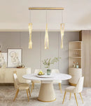 Ljojo LED Pendant Light Chandeliers Modern Staircase Hanging Lamp for Living Room