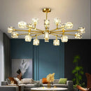 Crystal Chandelier Pendant Light by Ljojo - Luxury Living Room Ceiling Lamp Fixture