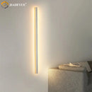 LED White Long Wall Lamp: Modern Minimalist Bedroom Aisle TV Background Indoor Light by Ljojo