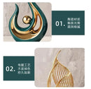 Ljojo™ Gold Swan Lovers Porcelain Figurines Room Decor Crafts