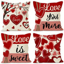 Ljojo Love Print Pillowcase - Romantic Sweet Home Decor & Gift