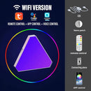 LED Triangular Quantum Lamp RGB Smart Tuya APP Sound Pickup Rhythm Atmosphere Light for Game Room by Ljojo