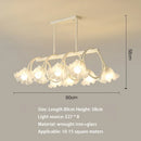 Ljojo French Pendant Light: Nordic Flower Led Lighting Fixture for Home Decoration