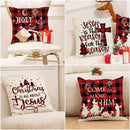 Christmas Decoration Pillowcase Ljojo Merry Christmas New Year Gift Sofa Cushion Cover