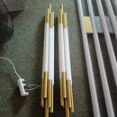 Ljojo Minimalist Gold LED Art Wall Lamp for Modern Living Spaces