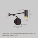 Adjustable Swing Arm LED Wall Lamps Touch Sensor Sconce Lights Ljojo Modern Decor Bedside