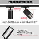 Ljojo LED Track Spotlight GU10 Bulb Fixture for Home, Shop & Kitchen