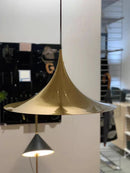 Danish Single Head Chandelier Horn Pendant Lamp for Dining Room Bar by Ljojo