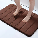 Ljojo Memory Foam Bathroom Mat: Super Absorbent Non-Slip Rug for Home Bathtub Shower Room