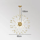 Dandelion Crystal Chandelier Luxury Indoor Decor LED Hanging Lamp by Ljojo