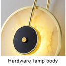 Ljojo Marble LED Wall Lamp: Modern Luxury Indoor Lighting for Living Room & Bedroom