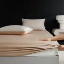 Ljojo Luxury Cotton Fitted Sheet for Hot Sleepers - Moisture-Wicking Mattress Cover