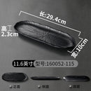 Ljojo Melamine Dinner Plate: Thick & Non-Slip Hot Pot Tray for Kitchen Storage