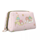 Ljojo Little Twin Stars Makeup Bag - Large Capacity Toiletry Storage Case