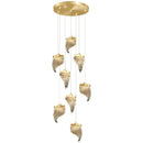Ljojo LED Chandelier: Stylish Staircase and Ceiling Pendant Lighting for Living and Dining Rooms