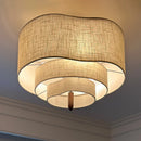 Japanese Wabi Sabi LED Ceiling Chandelier Pendant Light for Living Room by Ljojo