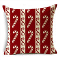 Ljojo Merry Christmas Linen Pillowcase Cushion Cover 45x45cm