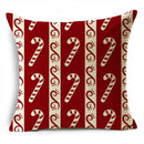 Ljojo Merry Christmas Linen Pillowcase Cushion Cover 45x45cm