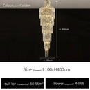 Ljojo Luxury Crystal Chandelier for Villa Living Rooms and Hotel Halls