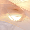 Italian Designer Minimalist White Petal Chandelier Light for Living Room by Ljojo