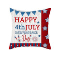 Ljojo LOVE USA Patriotic Letters Decorative Cushion Cover - Cartoon Style Home Decor Pillowcase