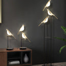 Ljojo Magpie Bird Table Light Standing Desk LED Floor Lamp