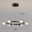 Ljojo Italian Light Luxury Circular Magic Bean Pendant Light for Dining Table and Living Room