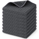 Ljojo Microfiber Waffle Kitchen Towels - Ultra Absorbent Cleaning Rags