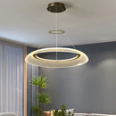 Ljojo Modern Acrylic Multi-layer Chandelier LED Pendant Light for Living Room and Bedroom
